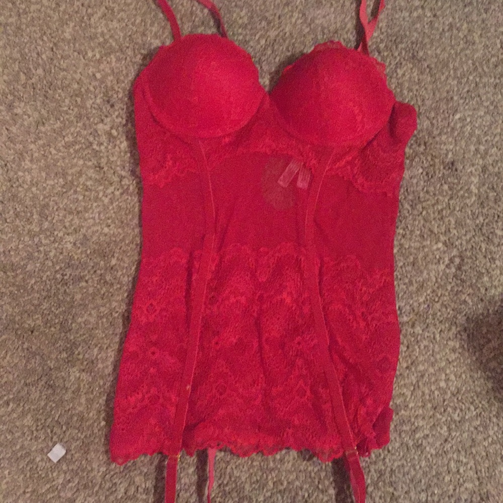 Red Victoria Secret lingerie